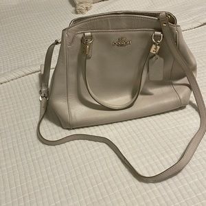 Coach Crossbody/ Handbag, White